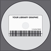 Stregkodeetiket til DVD/CD-ROM 50x80/�117 acetat, HVID m/print m/tr�d