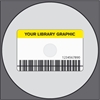 Stregkodeetiket til DVD/CD-ROM 50x80/�117 acetat, FARVET m/print m/tr�d 