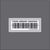 Bogstregkodeetiket 25x68/36,5x80 acetat HVID m/print m/tr�d