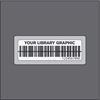 Bogstregkodeetiket 25x77/35x87 acetat HVID m/print m/tr�d
