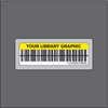 Bogstregkodeetiket 25x77/35x87 acetat FARVET m/print m/tr�d