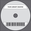 Stregkodeetiket til DVD/CD-ROM 2 x 15x90/�117 acetat, HVID/HVID m/print