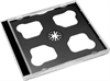 CD-boks til 2 CD i slimline design, SORT tray/indl�g