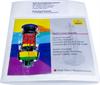 Bibliotekslomme til 3 discs. Filtindl�g, HVID PP