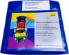 Bibliotekslomme til 5 discs. Filtindl�g, BL� PP