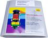 Bibliotekslomme til 5 discs. Filtindl�g, GR� PP