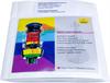 Bibliotekslomme til 5 discs. Filtindl�g, HVID PP