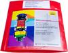 Bibliotekslomme til 5 discs. Filtindl�g, R�D PP