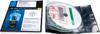 Bibliotekslomme til 2 discs og booklet. Piktogram, SORT PP