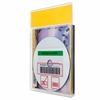 Bibliotekslomme til 12mm Digi-Pak. Piktogram, bred farvebrik