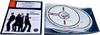 RFID bibliotekslomme til 4 discs og booklet, SORT PP