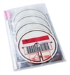 RFID AV bibliotekslomme til 1-4 discs. Piktogram, PP