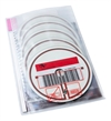 RFID AV bibliotekslomme til 1-5 discs. Piktogram, PP