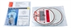 RFID bibliotekslomme til 2 discs og booklet. Piktogram, KLAR PP