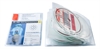 RFID bibliotekslomme til 6 discs og booklet. Piktogram, KLAR PP